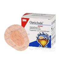 3M Opticlude očná náplasť Mini 5x6cm (1537) hnedá 20ks