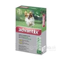 Advantix Spot-on pre psy (do 4kg) 4x0,4ml