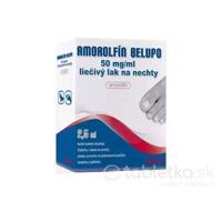 AMOROLFÍN BELUPO 50mg/ml liečivý lak na nechty