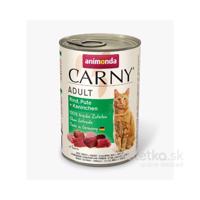 Animonda Carny Cat Adult Beef Turkey+Rabbit 6x400g