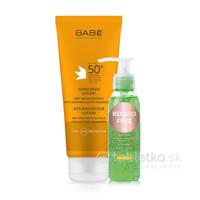 BABÉ SUN mlieko na opaľovanie SPF50, 200ml + darček Aloe vera gél 90ml