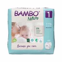 BAMBO 1 (2-4 kg) detské plienky, 1x22ks