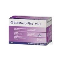 BD MICRO FINE PLUS inzulínové ihly 31G (0,25 x 5 mm) 10x10 ks