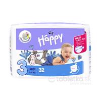 Bella Happy 3 Midi detské plienky 5-9kg 32ks