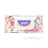 Bella Happy ovsené proteíny a panthenol vlhčené obrúsky 64ks