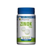 BIO Pharma Zinok 15 mg 100+50tbl