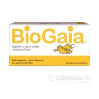 BioGaia ProTectis žuvacie tablety jahodová príchuť 1x10 ks