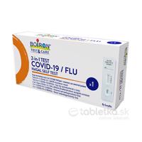 BOIRON Test&Care 2v1 Covid-19/Flu nosový samodiagnostický test 1ks