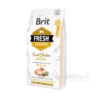 Brit Fresh Adult Great Life granule kura so zemiakom 12kg