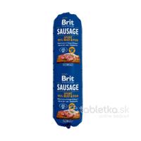 Brit Premium Dog Beef and Fish Sport saláma pre psov 800g