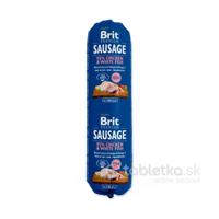 Brit Premium Dog Chicken and White Fish saláma pre psov 800g