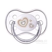 Canpol Babies silikónový cumlík symetrický Newborn Baby 0-6m béžový