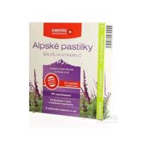 Cemio Alpské pastilky ŠALVIA A VITAMÍN C 20 ks