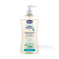 Chicco detský jemný šampón na telo a vlasy s dávkovačom Baby Moments 500ml