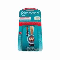 Compeed NÁPLASŤ ŠPORTOVÁ na pľuzgiere, Päta, gélová, stredná - 5 ks