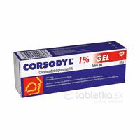 CORSODYL 1% GÉL zubný gél 50 g