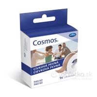 COSMOS Cievková pevná náplasť fixačná z textilnej tkaniny (1,25cmx5m) - 1 ks