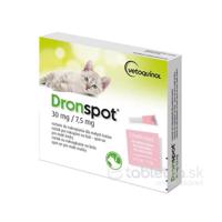 Dronspot 30mg/7,5mg spot on malé mačky 2x0,35ml