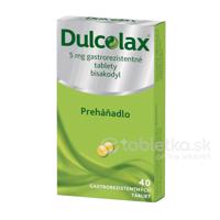 Dulcolax 5mg 40 gastrorezistentných tabliet