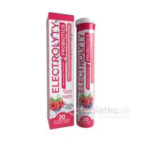 ELECTROLYTY PROBIOTICS Malina 20 šumivých tabliet