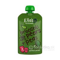 Ella's Kitchen BIO Hruška, hrášok a brokolica 120g