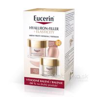 Eucerin HYALURON-FILLER+ELASTICITY DUO proti vráskam, Rosé denný SPF 30+ nočný krém 50ml