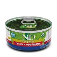 Farmina N&D Cat Prime Adult, Chicken & Pomegranate konzerva pre mačky 70g