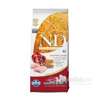 Farmina N&D dog AG senior medium & maxi, chicken, spelt, oats & pomegranate 12kg