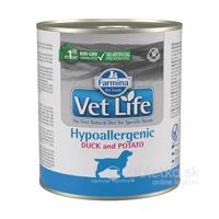 Farmina Vet Life dog hypoallergenic duck & potato konzerva pre psy 300g