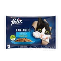 Felix Fantastic Multipack kapsičky losos a platesa v želé 4x85g