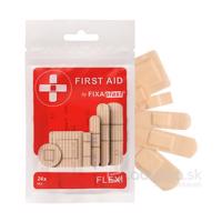 FIXAplast FIRST AID FLEXI náplasť MIX elastická, rôzne veľkosti a tvary 24ks