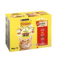 Friskies Cat Multipack hovädzie a kura a jahňa a kačica 12x85g