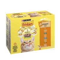 Friskies Cat Multipack kura a kačica a losos a morka 12x85g