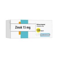 GENERICA Zinok 15mg 120 tabliet