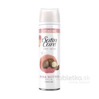 Gillette Satin Care Shea Butter gél na holenie na suchú pleť 200ml