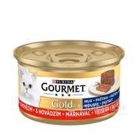 GOURMET GOLD Cat hovädzia paštéta 12x85g