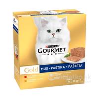 GOURMET GOLD Multipack tuniak a pečeň a morka a hovädzie paštéta 8x85g