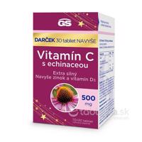 GS Vitamín C 500mg s Echinaceou 70tbl+ darček navyše 30tbl