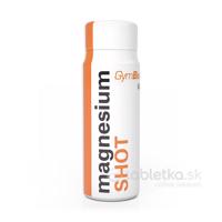 GymBeam Magnesium Shot nápoj, príchuť orange 60ml