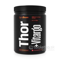 GymBeam Thor + Vitargo prášok príchuť jahoda-kiwi 600g