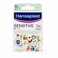 Hansaplast SENSITIVE KIDS Zvieratká detská náplasť 1mx6cm