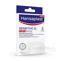 Hansaplast SENSITIVE XL Sterile náplasť, 6x7cm, 5ks