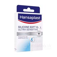 Hansaplast SILICONE SOFT XL Ultra Sensitive náplasť 5ks