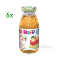 HiPP BIO Jablkovo - hroznová šťava 4m+, 6x200ml