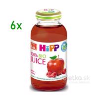 HiPP BIO Jablkovo - malinová šťava 4m+, 6x200ml