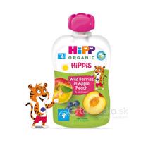 HiPP HiPPis 100% Ovocie Jablko Brosk. Lesné plody kapsička (od ukonč. 4. mesiaca) ovocný príkrm 100 g
