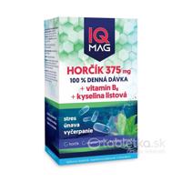 IQ MAG HORČÍK 375 mg+Vitamín B6+Kyselina listová 60cps