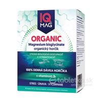 IQ MAG ORGANIC Horčík + Vitamín B6 90 kapsúl