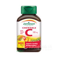 Jamieson Vitamín C 500mg tropické ovocie, na cmúľanie 120 tbl