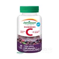 Jamieson Vitamín C + Immune shield gummies s príchuťou baza 60 tbl